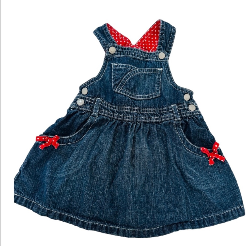 za baby denim dress size 12-18